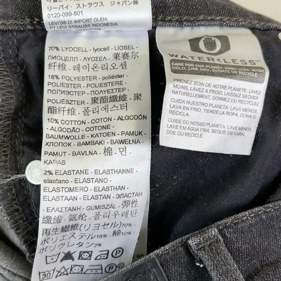 Levi's Premium 311 Shaping Skinny Dark Wash Jeans - Picture 12 of 16